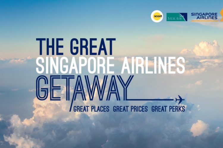 สิงคโปร์ แอร์ไลน์ส มอบข้อเสนอพิเศษกับ แคมเปญ “THE GREAT SINGAPORE AIRLINES GETAWAY”