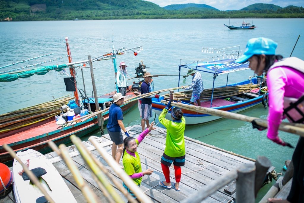 สร้างบ้านปลา ท้องตมใหญ่ เที่ยวท้องตมใหญ่ เทรกกิ้งไทย